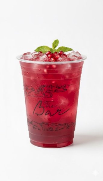 Pomegranate iced tea