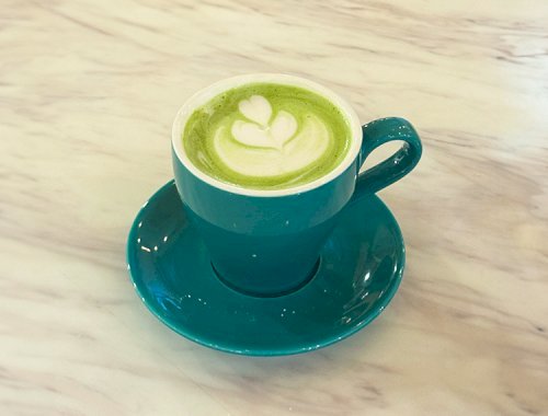Almond Matcha Latte