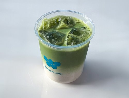 Iced Almond Matcha