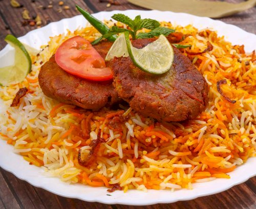 Shami Kabab Biryani