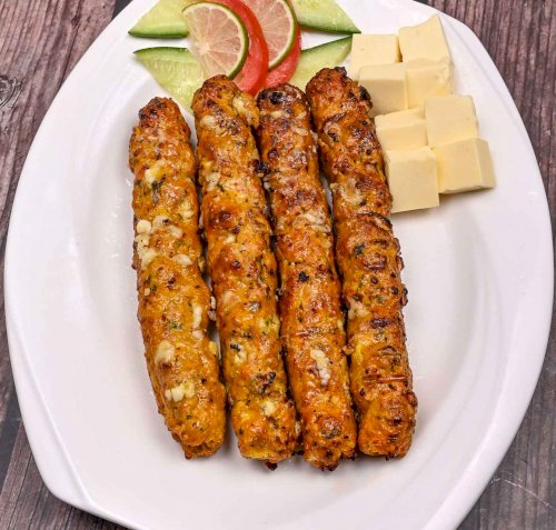 Chicken Cheese Seekh Kabab