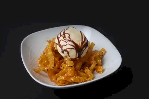 Sesame Honey Noodles with Ice Cream