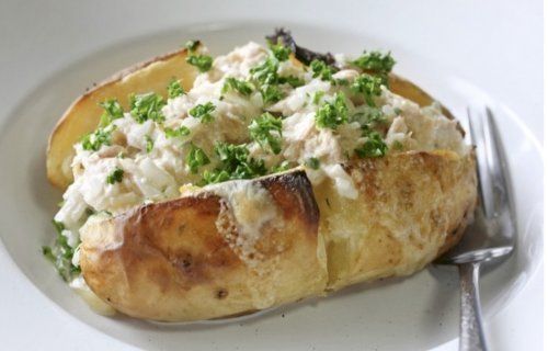 Crispy Roast Tuna Potato