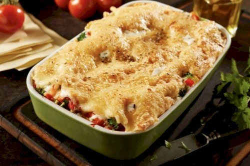 Pasta Bechamel with Vegetables