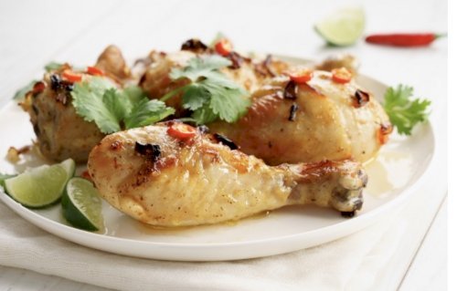 Grilled Chicken with Hot Sauce