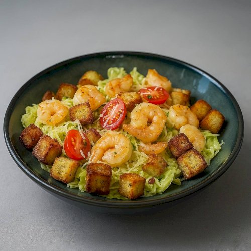 CLASSIC PRAWNS CAESAR SALAD