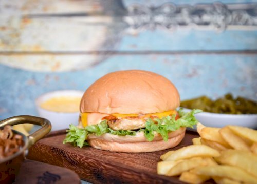 grilled chicken burger