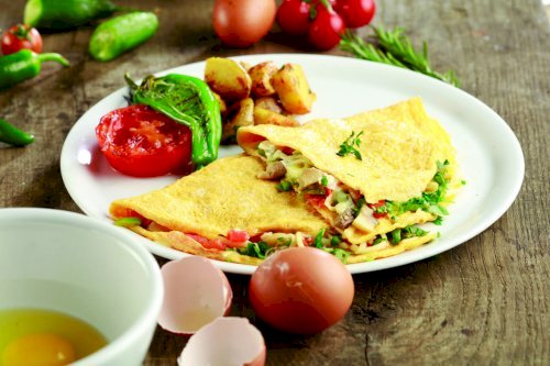 Vegetable Omellete Vegetable Omellete