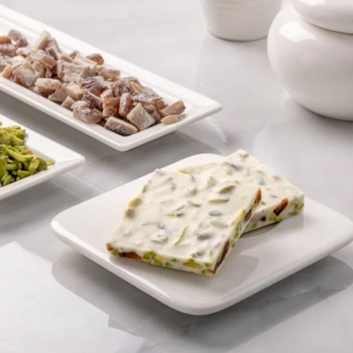Medjool Pistachio White Chocolate Bark 50gm Medjool Pistachio White Chocolate Bark 50gm