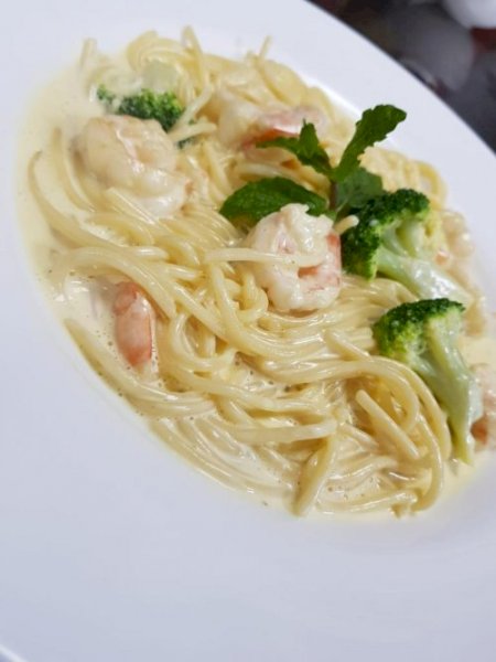 Gamberoni linguine